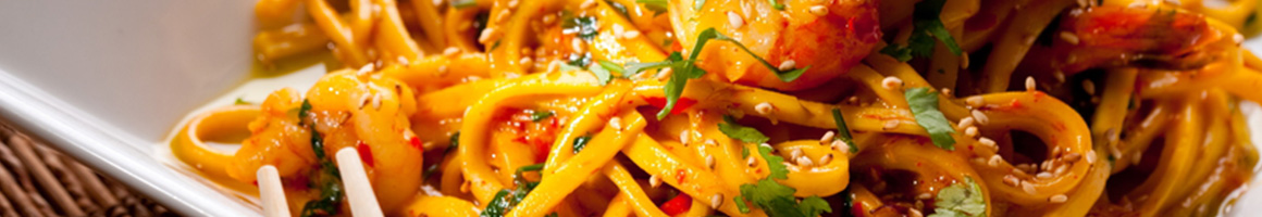 Eating Chinese at Sheng Jin Eatery.